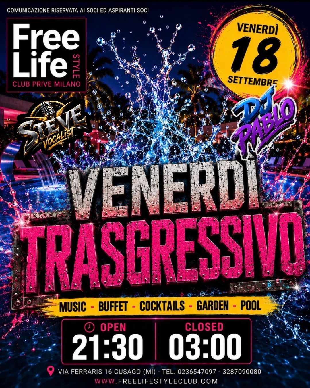 VENERDÌ TRASGRESSIVO