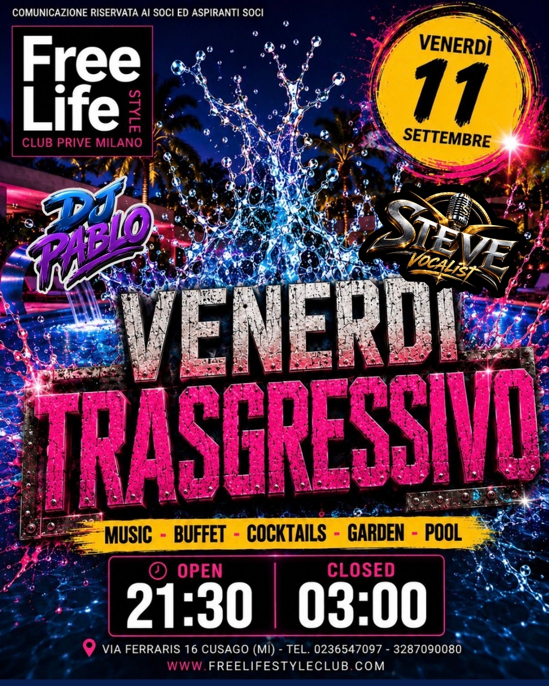 VENERDÌ TRASGRESSIVO